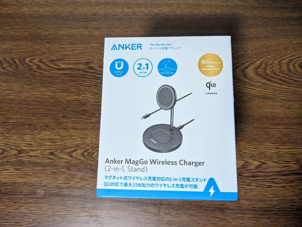 Anker MagGoの外箱の写真