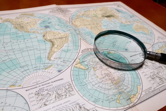 世界地図の画像